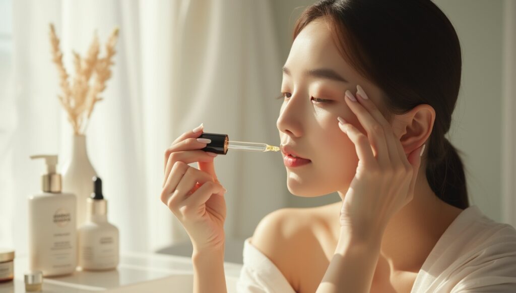 正しいヒト幹細胞美容液の使い方